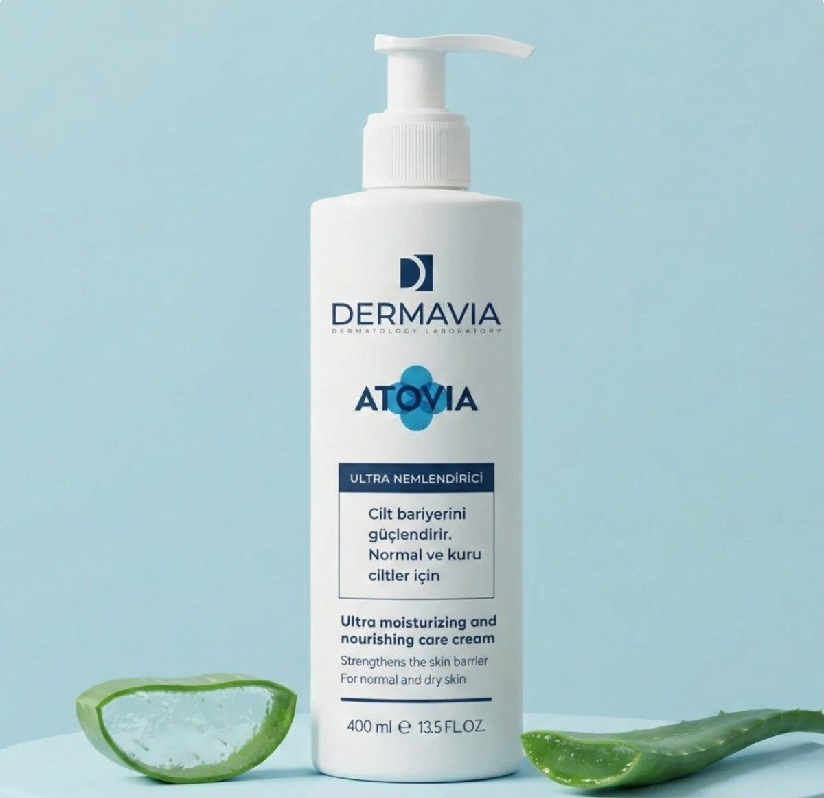 DERMAVIA ATOVIA Ultra Moisturizer – 400ml | ديرمافيا أتوفيا كريم ترطيب فائق – 400 مل