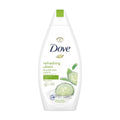 Dove Refreshing Cucumber & Green Tea Body Wash – 500ml | دوف غسول جسم منعش برائحة الخيار والشاي الأخضر للبشرة العادية – 500 مل