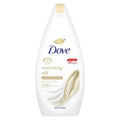 Dove Nourishing Silk Body Wash – 500ml | دوف نورشينغ سيلك غسول جسم مغذي بنعومة الحرير للبشرة الجافة – 500 مل