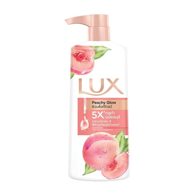 LUX Peachy Glow Peach Body Wash – 450ml | لوكس  غسول جسم مرطب ومشرق برائحة الخوخ – 450 مل