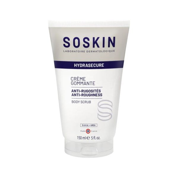 SOSKIN Laboratoire Dermatologique Hydrasecure Anti-Roughness Body Scrub – 150ml | سوسكن مقشر ومرطب للجسم ضد الخشونة – 150 مل