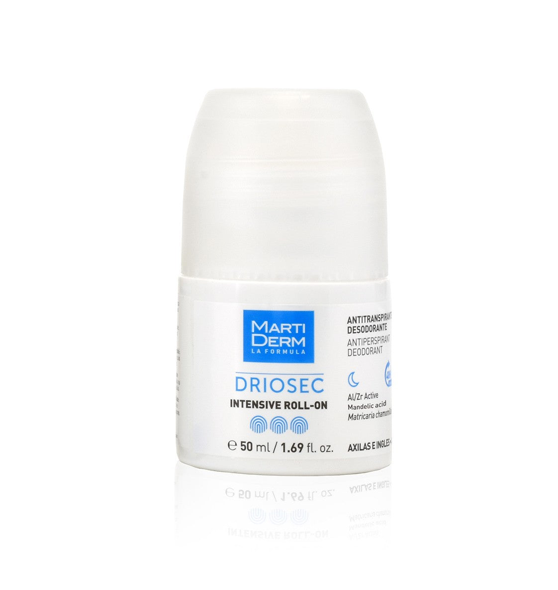 MartiDerm La Fórmula Driosec Intensive Roll-On – 50ml | مارتي ديرم رول مكثف للسيطرة على التعرق الزائد – 50 مل