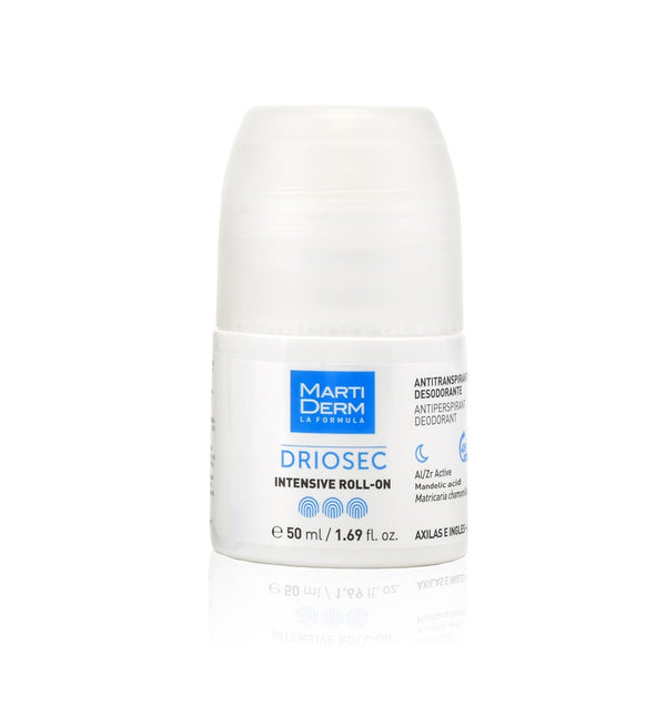 MartiDerm La Fórmula Driosec Intensive Roll-On – 50ml | مارتي ديرم رول مكثف للسيطرة على التعرق الزائد – 50 مل