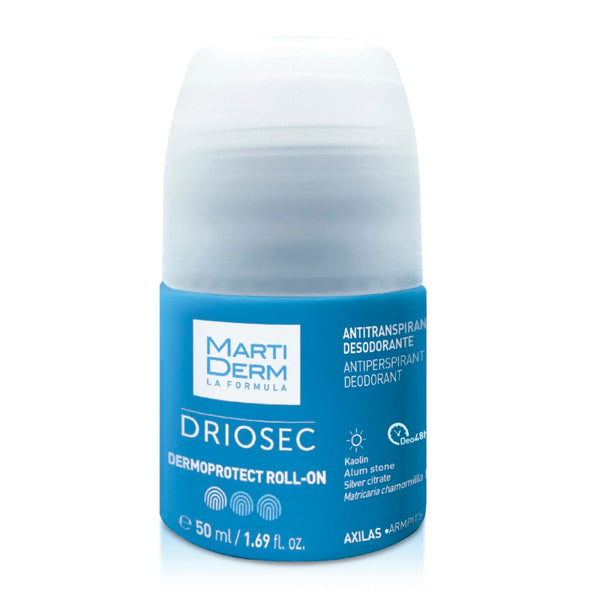 MartiDerm La Fórmula Driosec Dermoprotect Roll-On – 50ml | مارتي ديرم رول مضاد للتعرق ومزيل للرائحة لمدة 48 ساعة – 50 مل