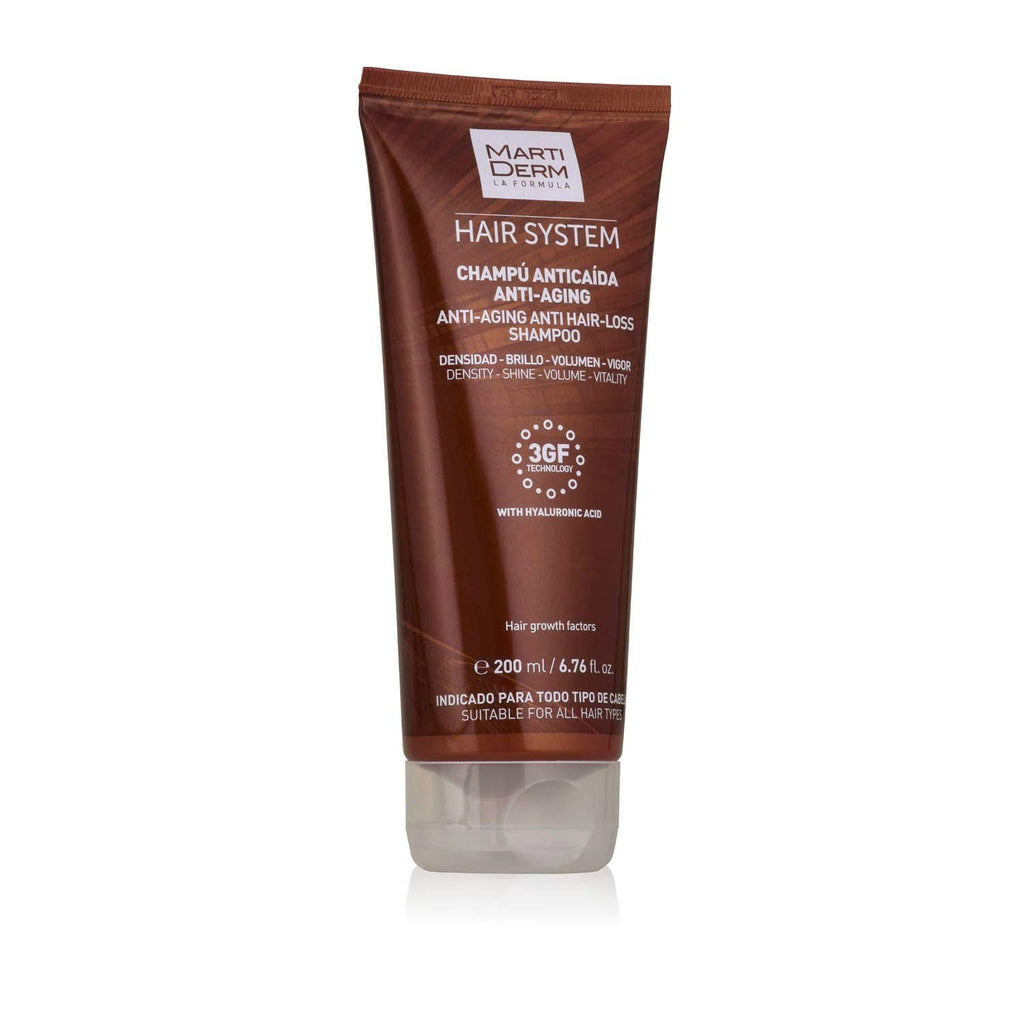 MartiDerm La Fórmula Hair System Anti-Aging Anti Hair-Loss Shampoo – 200ml | مارتي ديرم شامبو لتقوية الشعر المتساقط ومقاومة علامات شيخوخة الشعر – 200 مل