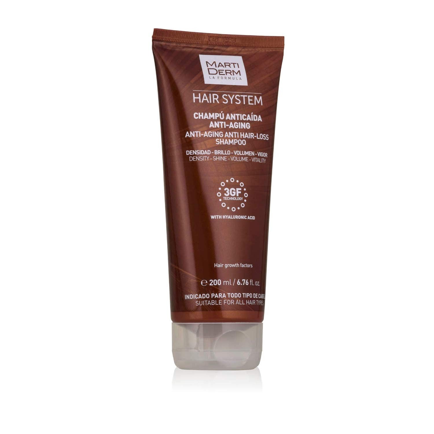 MartiDerm La Fórmula Hair System Anti-Aging Anti Hair-Loss Shampoo – 200ml | مارتي ديرم شامبو لتقوية الشعر المتساقط ومقاومة علامات شيخوخة الشعر – 200 مل