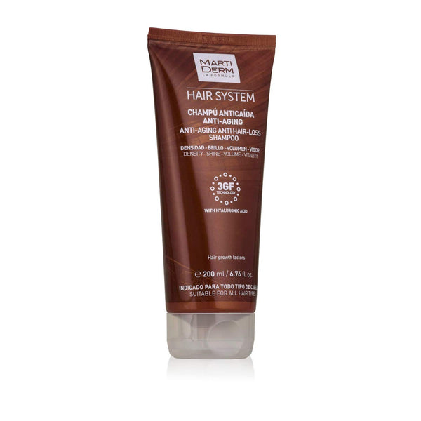 MartiDerm La Fórmula Hair System Anti-Aging Anti Hair-Loss Shampoo – 200ml | مارتي ديرم شامبو لتقوية الشعر المتساقط ومقاومة علامات شيخوخة الشعر – 200 مل