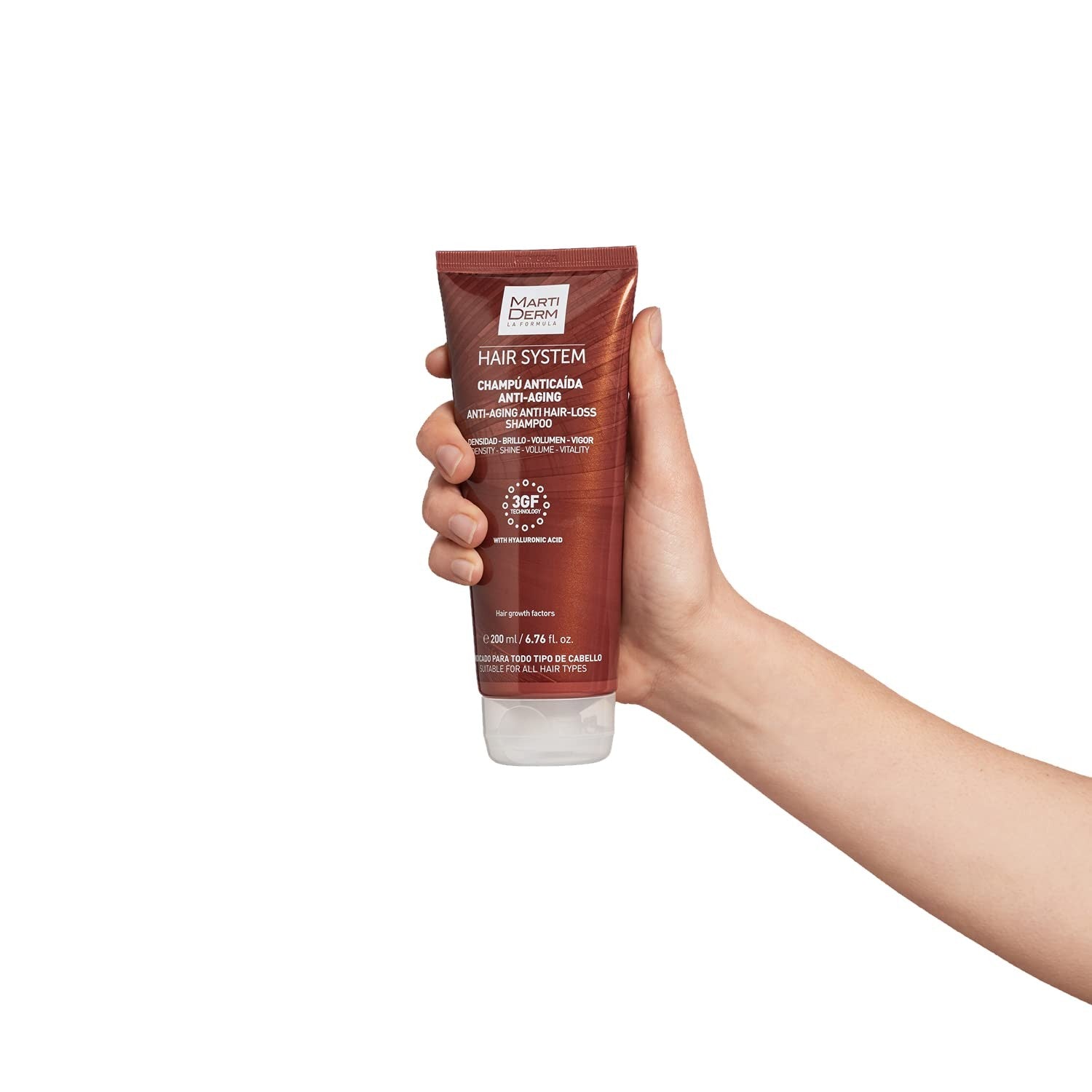 MartiDerm La Fórmula Hair System Anti-Aging Anti Hair-Loss Shampoo – 200ml | مارتي ديرم شامبو لتقوية الشعر المتساقط ومقاومة علامات شيخوخة الشعر – 200 مل