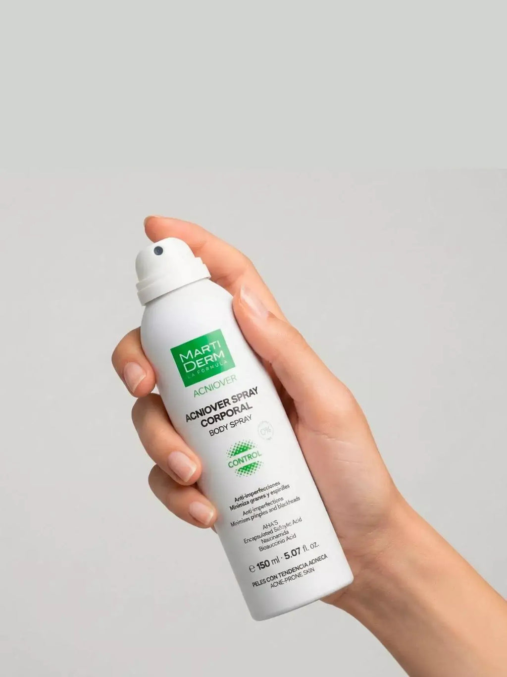 MartiDerm La Fórmula Acniover Body Spray – 150ml | مارتي ديرم بخاخ لحبوب الجسم والرؤوس السوداء – 150 مل