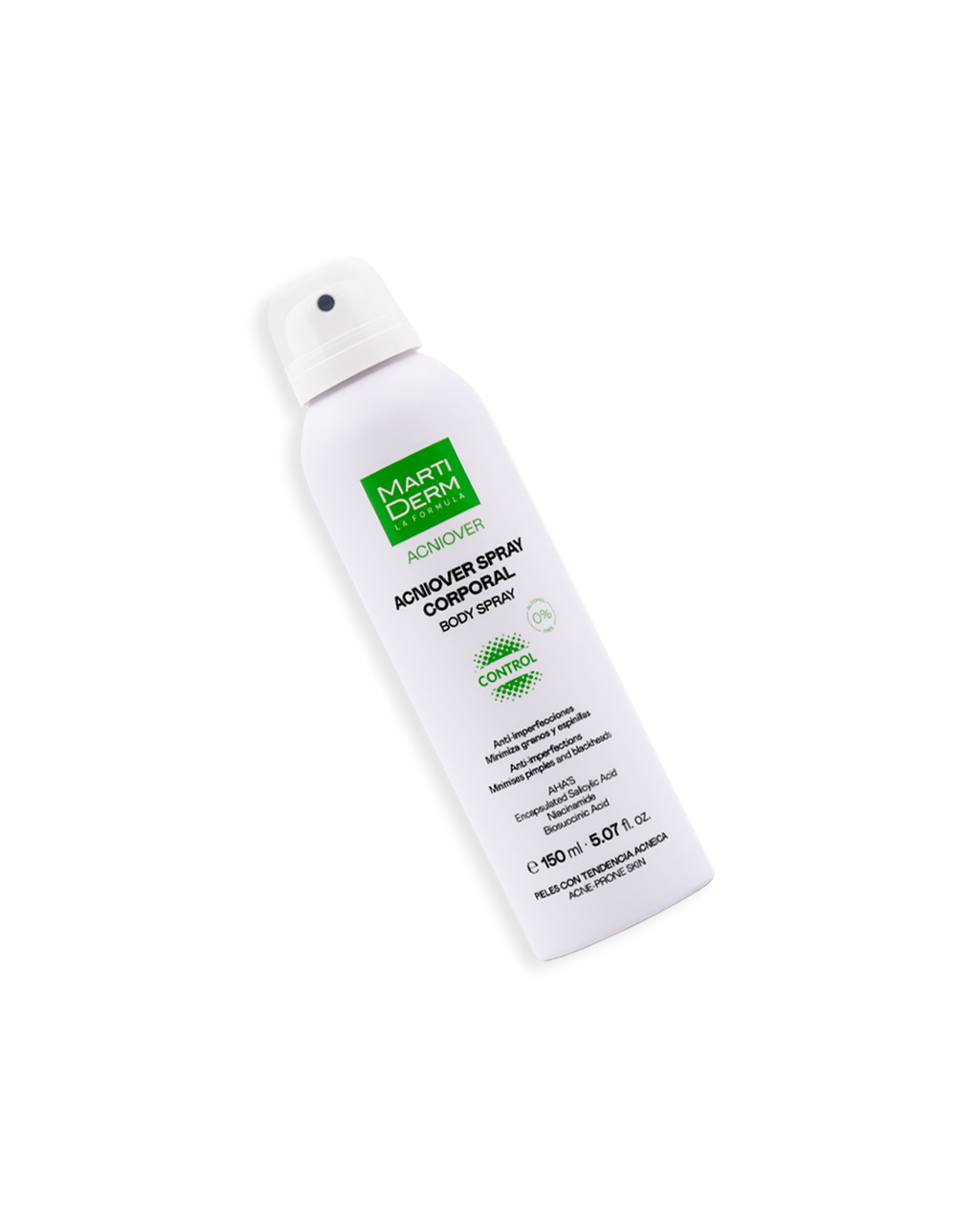 MartiDerm La Fórmula Acniover Body Spray – 150ml | مارتي ديرم بخاخ لحبوب الجسم والرؤوس السوداء – 150 مل