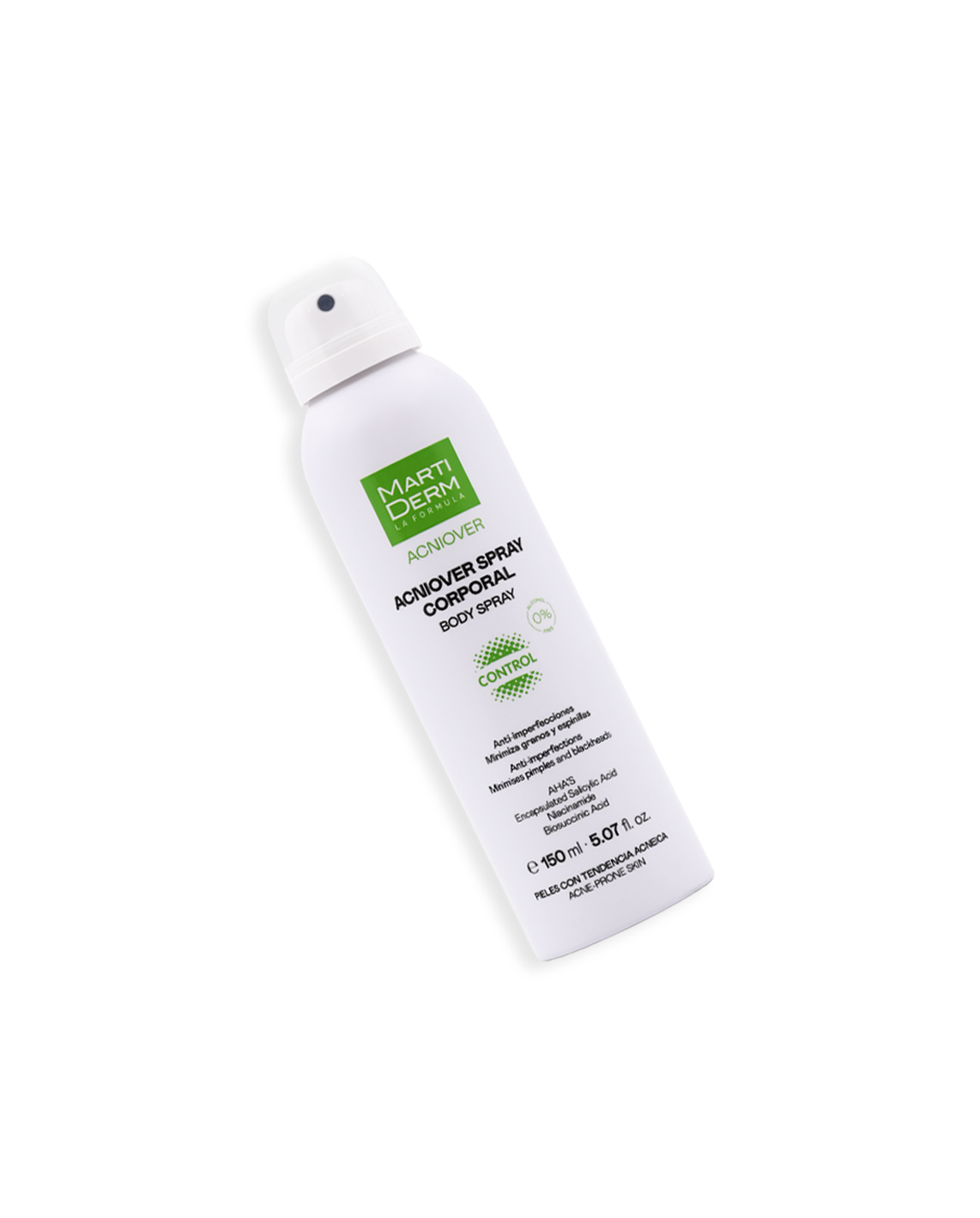 MartiDerm La Fórmula Acniover Body Spray – 150ml | مارتي ديرم بخاخ لحبوب الجسم والرؤوس السوداء – 150 مل