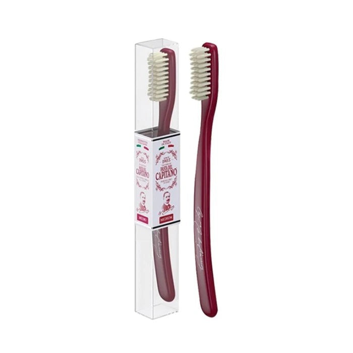 Capitano 1905 Toothbrush Medium – 1pc | كابيتانو 1905 فرشاة أسنان كلاسيكية بشعيرات متوسطة