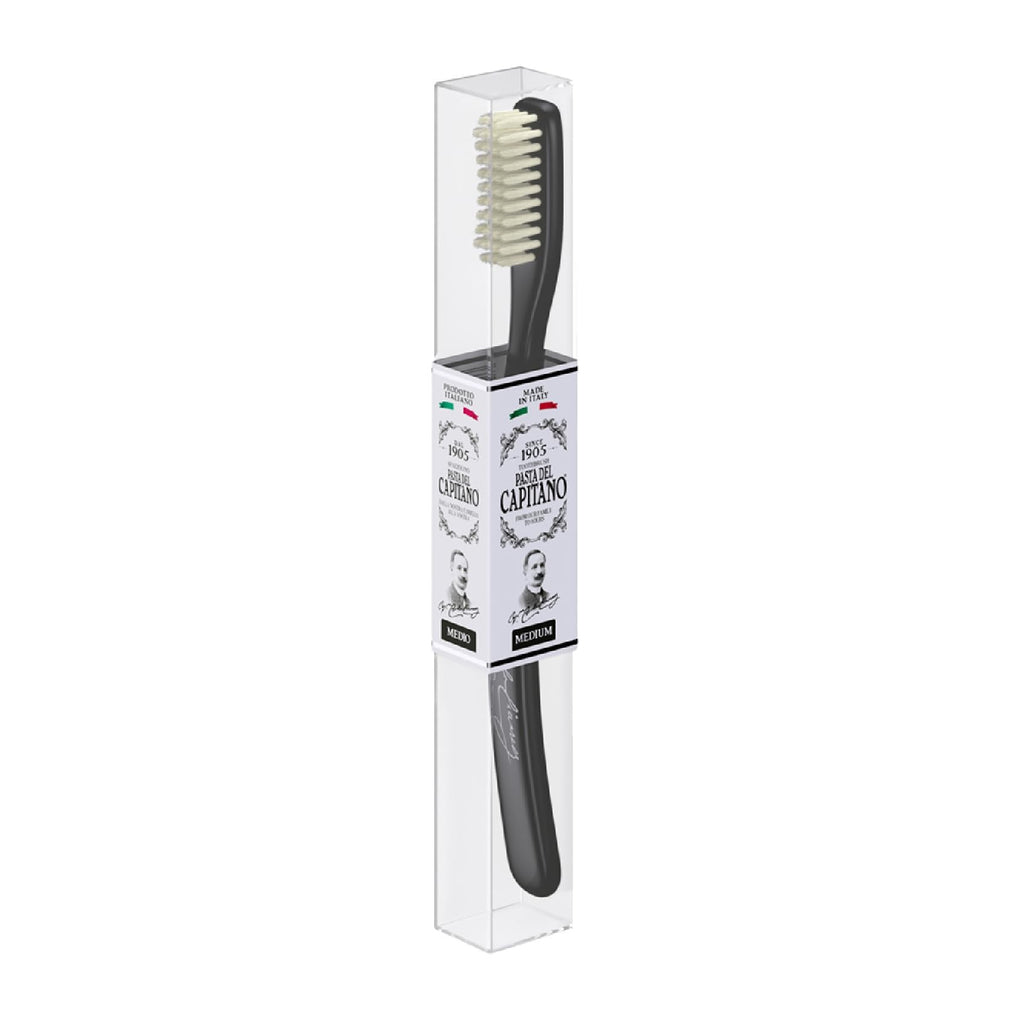 Capitano 1905 Toothbrush Medium – 1pc | كابيتانو 1905 فرشاة أسنان كلاسيكية بشعيرات متوسطة