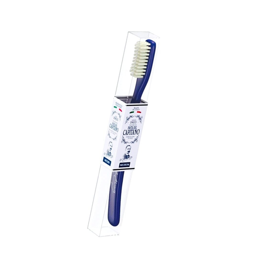Capitano 1905 Toothbrush Medium – 1pc | كابيتانو 1905 فرشاة أسنان كلاسيكية بشعيرات متوسطة