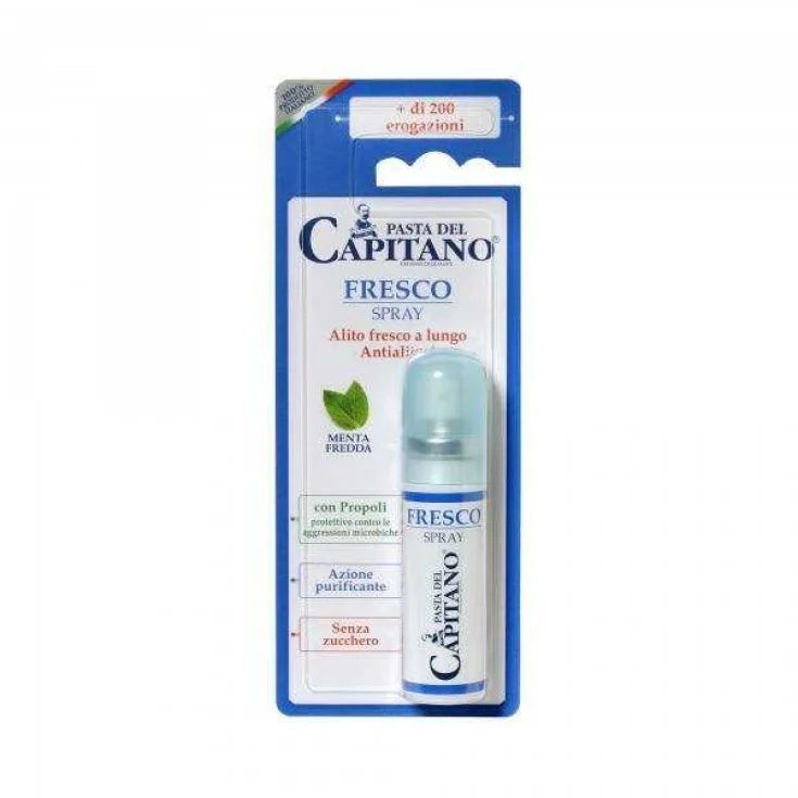 Capitano Fresco Anti-Halitosis Spray – 15ml |  كابيتانو بخاخ فم لمقاومة رائحة الفم وإنعاش النفس – 15 مل