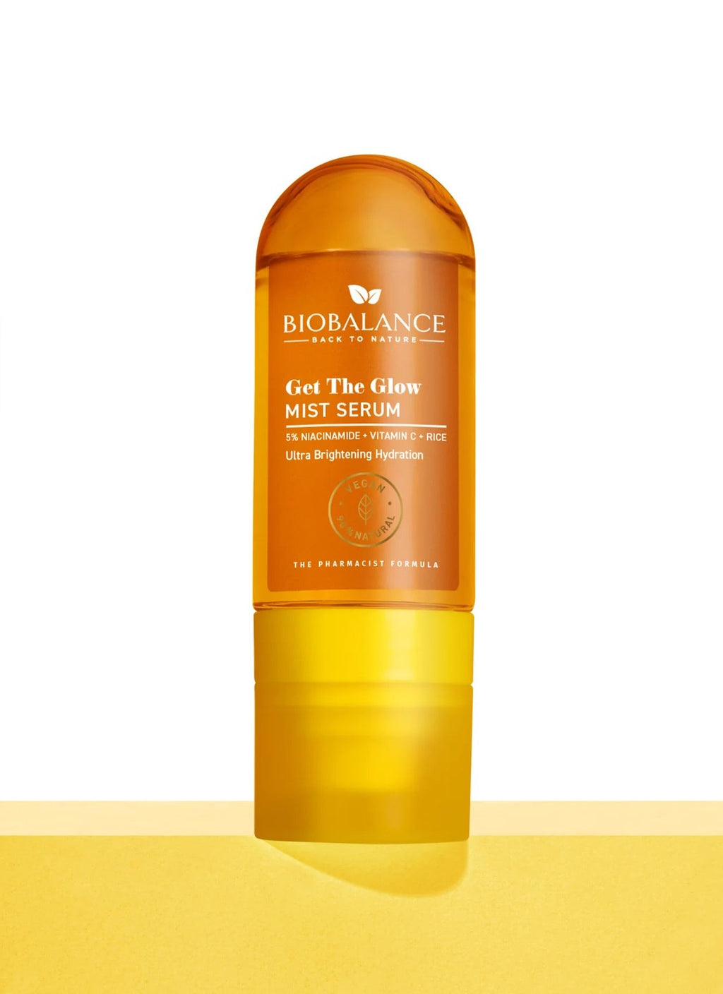 BIOBALANCE Get The Glow Mist Serum – 80ml | بيو بالانس سيروم بخاخ للإشراقة وتوحيد لون البشرة – 80 مل