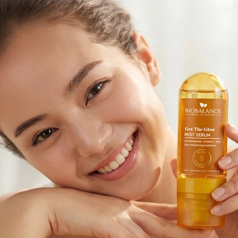 BIOBALANCE Get The Glow Mist Serum – 80ml | بيو بالانس سيروم بخاخ للإشراقة وتوحيد لون البشرة – 80 مل