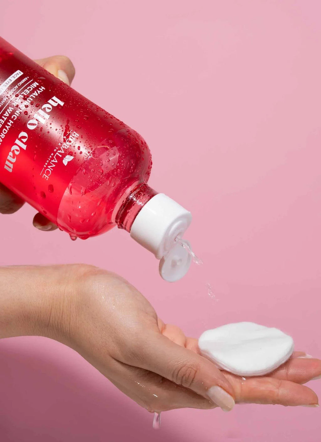 BIOBALANCE Hello Clean Hyaluronic Hydration Micellar Water – 500ml | بيو بالانس ماء ميسيلار بالهيالورونيك لتنظيف وترطيب البشرة – 500 مل