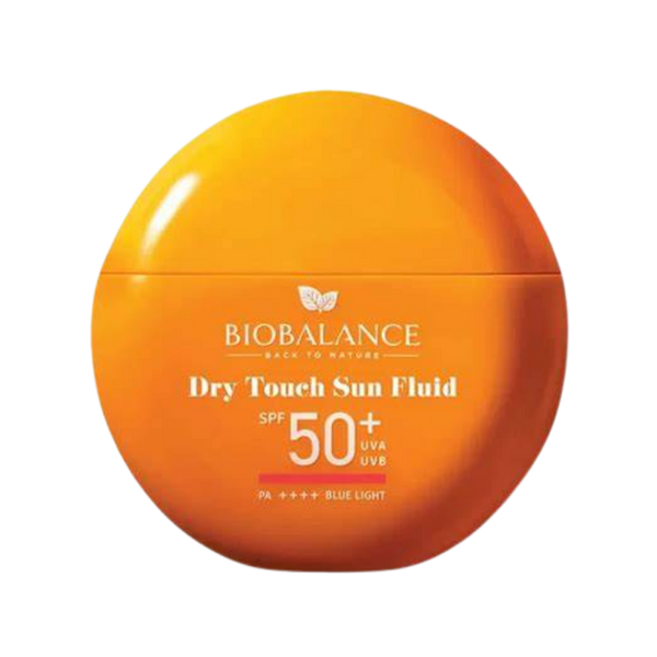 BIOBALANCE Dry Touch Sun Fluid SPF50+ PA++++ – 40ml | بيو بالانس واقي شمس سائل بلمسة جافة للبشرة الدهنية والمعرضة للحبوب SPF50+ – 40 مل