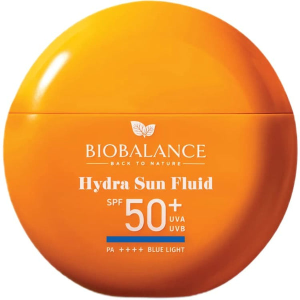 BIOBALANCE Hydra Sun Fluid SPF50+ PA++++ – 40ml | بيو بالانس واقي شمس مرطب بالهيالورونيك للبشرة الجافة والحساسة SPF50+ – 40 مل