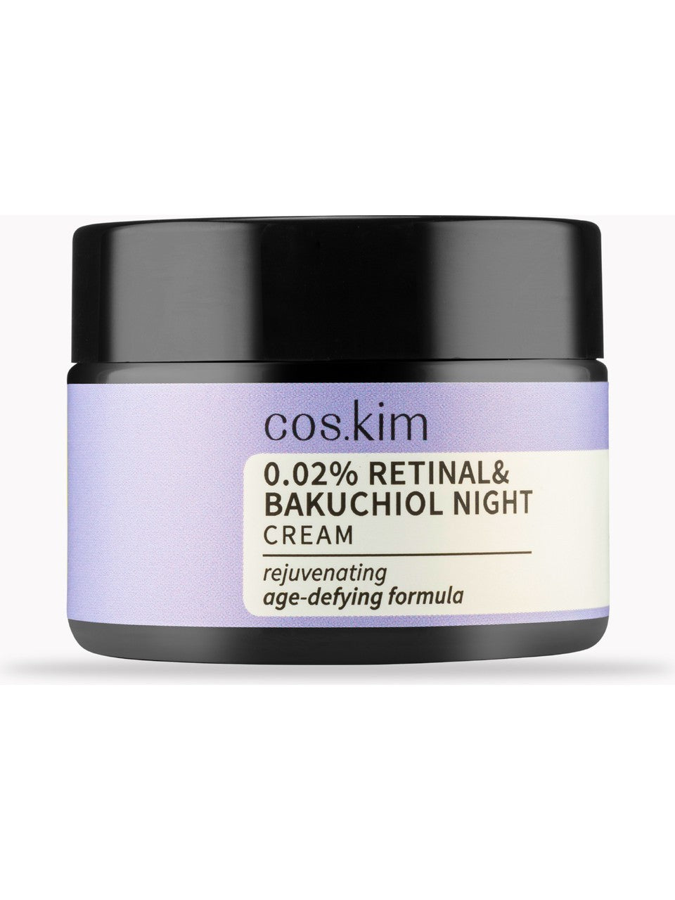 COS.KIM 0.02% Retinal & Bakuchiol Night Cream – 50ml | كوس كيم كريم ليلي بالريتينال والباكوتشيول لمقاومة علامات التقدم بالعمر – 50 مل