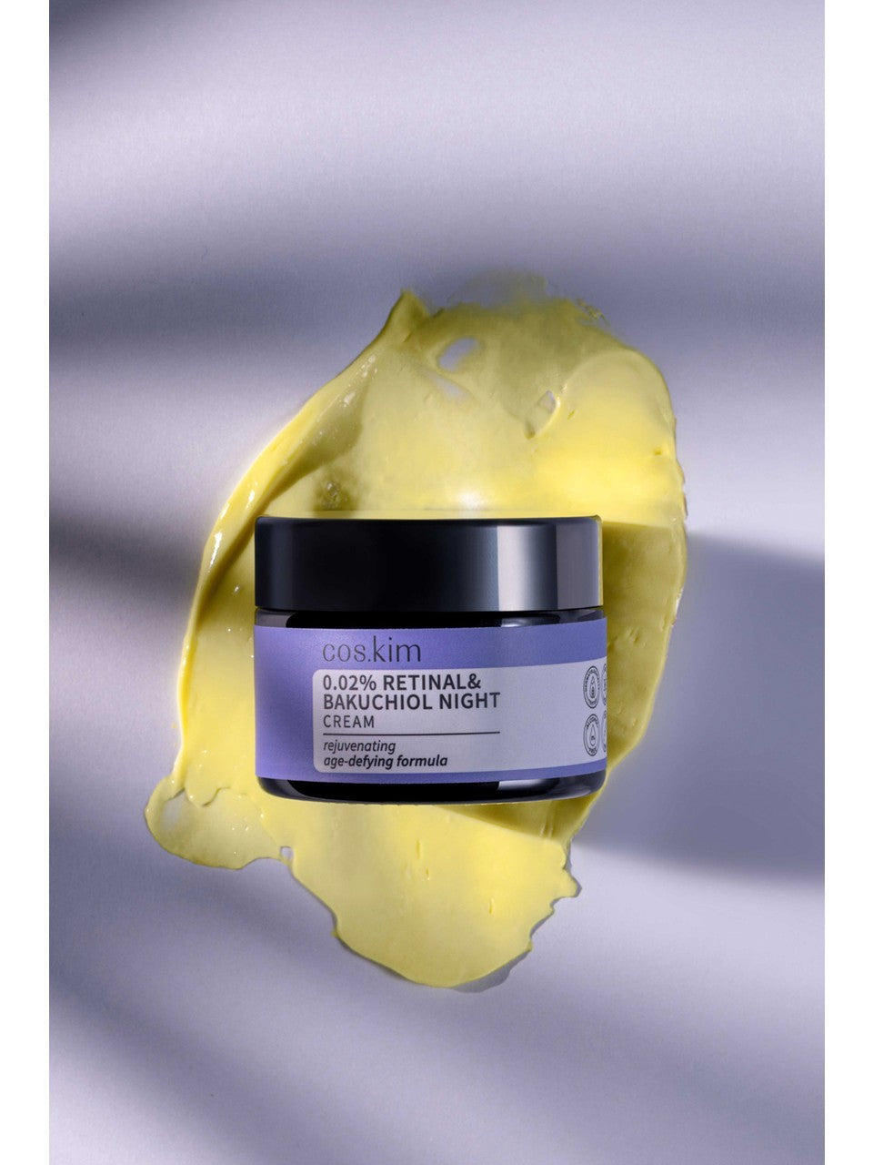 COS.KIM 0.02% Retinal & Bakuchiol Night Cream – 50ml | كوس كيم كريم ليلي بالريتينال والباكوتشيول لمقاومة علامات التقدم بالعمر – 50 مل