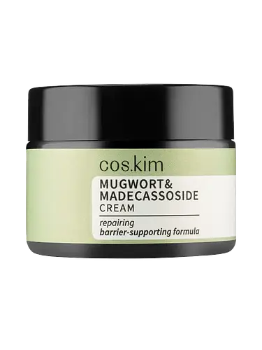 COS.KIM Mugwort & Madecassoside Cream – 50ml | كوس كيم كريم بالشيح والماديكاسوسايد لتهدئة البشرة وتقوية الحاجز – 50 مل