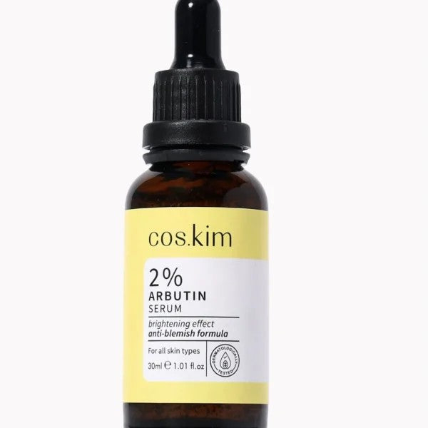 COS.KIM 2% Arbutin Serum – 30ml | كوس كيم سيروم الأربوتين لتفتيح التصبغات وتوحيد لون البشرة – 30 مل