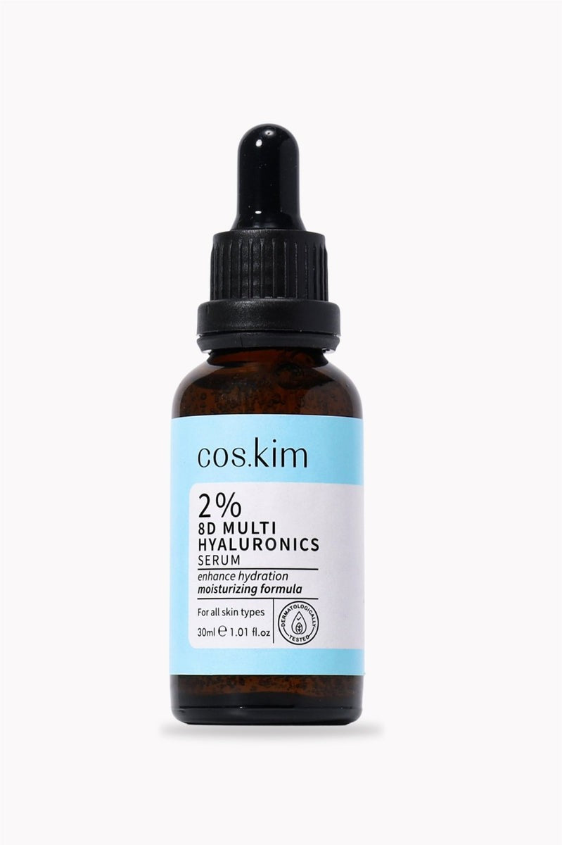 COS.KIM 2% 8D Multi Hyaluronic Serum – 30ml | كوس كيم سيروم متعدد الهيالورونيك للترطيب العميق وامتلاء البشرة – 30 مل