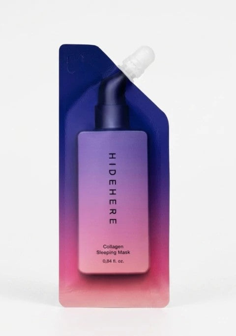 HIDEHERE Collagen Sleeping Mask – 25ml | هايد هير ماسك نوم بالكولاجين لترطيب البشرة وتحسين مرونتها – 25 مل