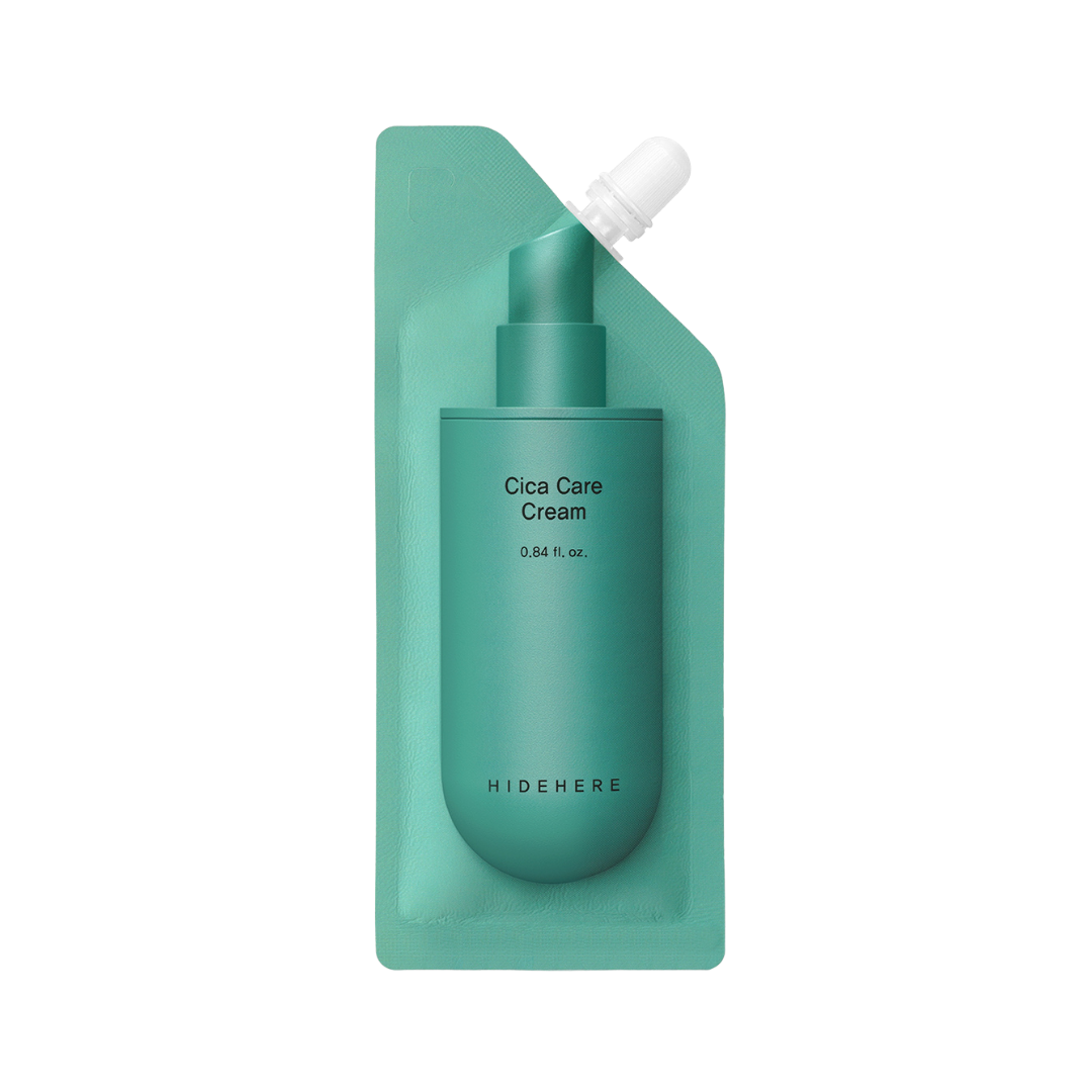 HIDEHERE Cica Care Cream – 25ml | هايد هير كريم سيكا مهدئ ومرمم للبشرة الحساسة والمتضررة – 25 مل