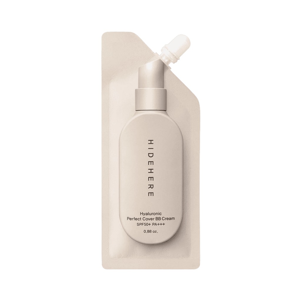 HIDEHERE Hyaluronic Perfect Cover BB Cream SPF50+ PA+++ – 25g | هايد هير كريم BB بالهيالورونيك لتغطية وتوحيد لون البشرة مع حماية SPF50+ – 25 غم