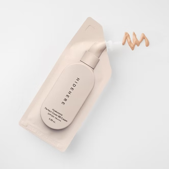 HIDEHERE Hyaluronic Perfect Cover BB Cream SPF50+ PA+++ – 25g | هايد هير كريم BB بالهيالورونيك لتغطية وتوحيد لون البشرة مع حماية SPF50+ – 25 غم