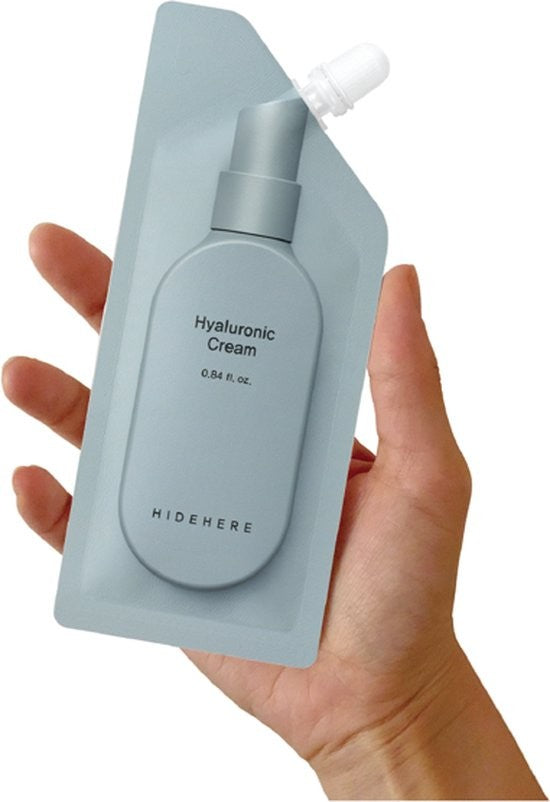 HIDEHERE Hyaluronic Cream – 25ml | هايد هير كريم هيالورونيك للترطيب العميق وتحسين امتلاء ومرونة البشرة – 25 مل