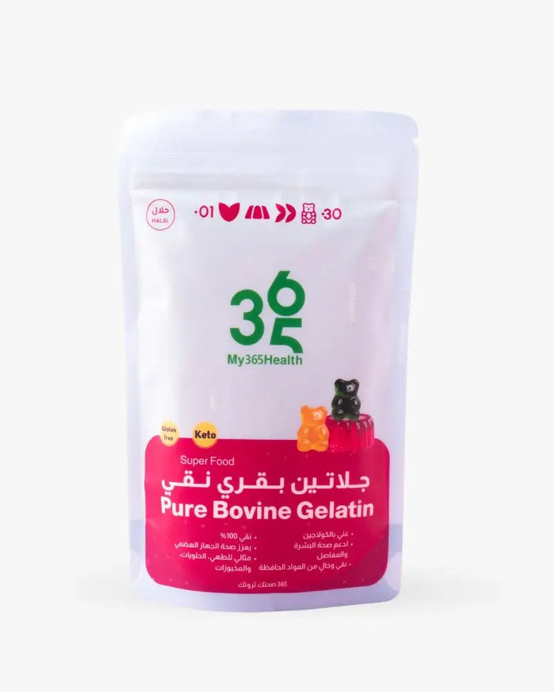 My365Health Pure Bovine Gelatin – 110g | ماي 365 هيلث جيلاتين بقري نقي للاستخدام الغذائي – 110 غم