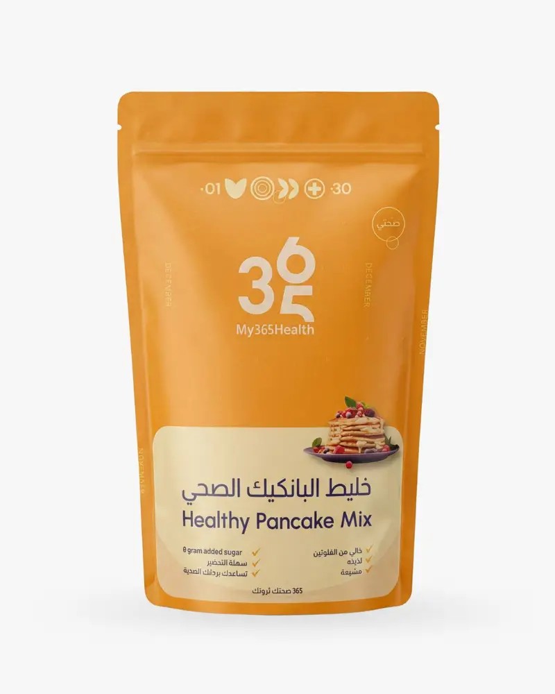 My365Health Healthy Pancake Mix – 170g | ماي 365 هيلث خليط بانكيك صحي خالٍ من الجلوتين والسكر المضاف – 170 غم