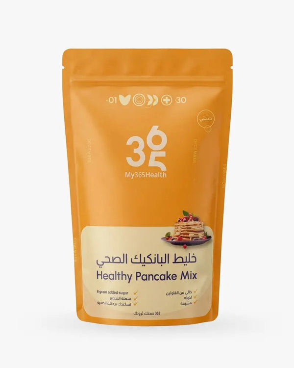 My365Health Healthy Pancake Mix – 170g | ماي 365 هيلث خليط بانكيك صحي خالٍ من الجلوتين والسكر المضاف – 170 غم