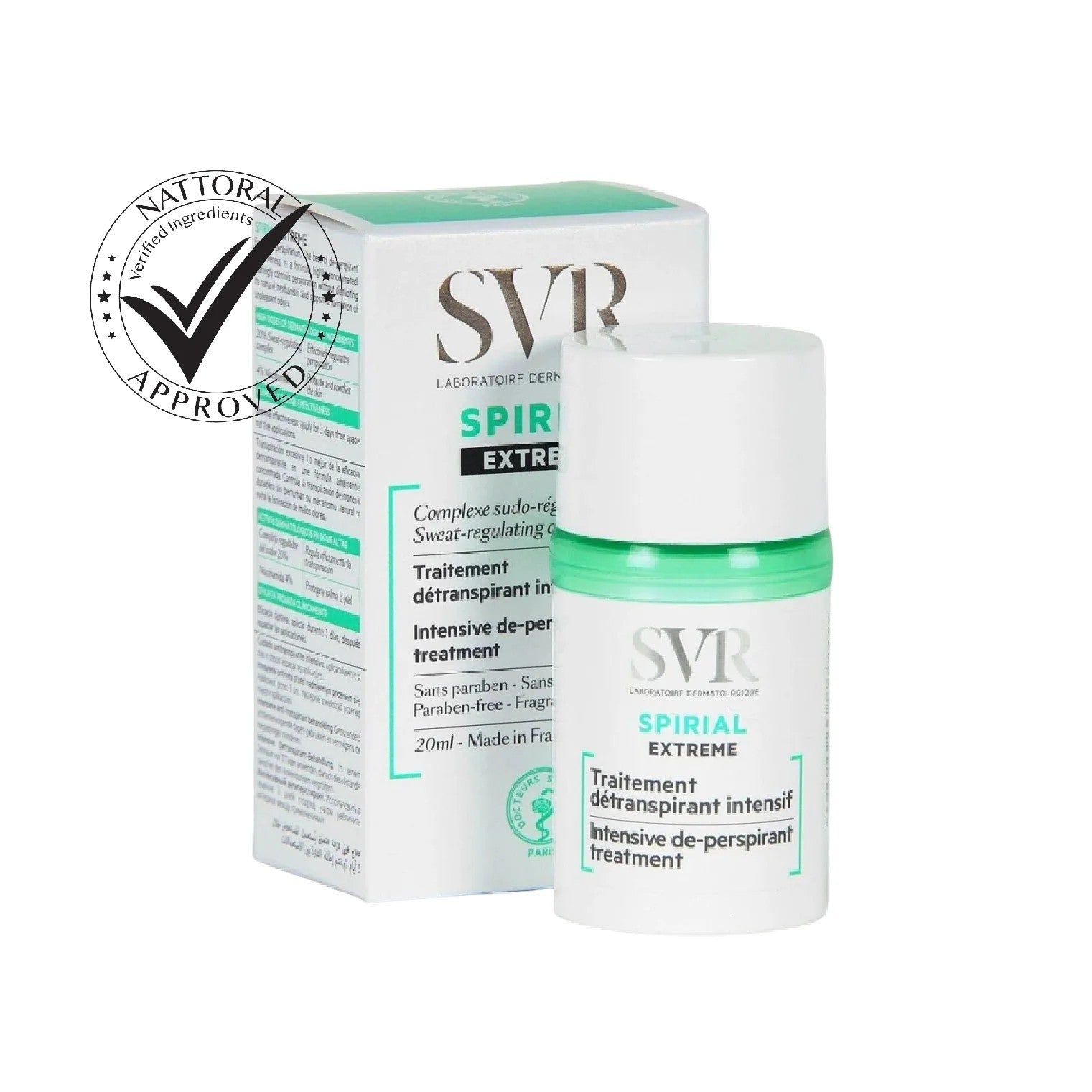 SVR Spirial Extreme Intensive Antiperspirant – 20ml | إس في آر سبيريال إكستريم مضاد تعرّق مكثف – 20 مل