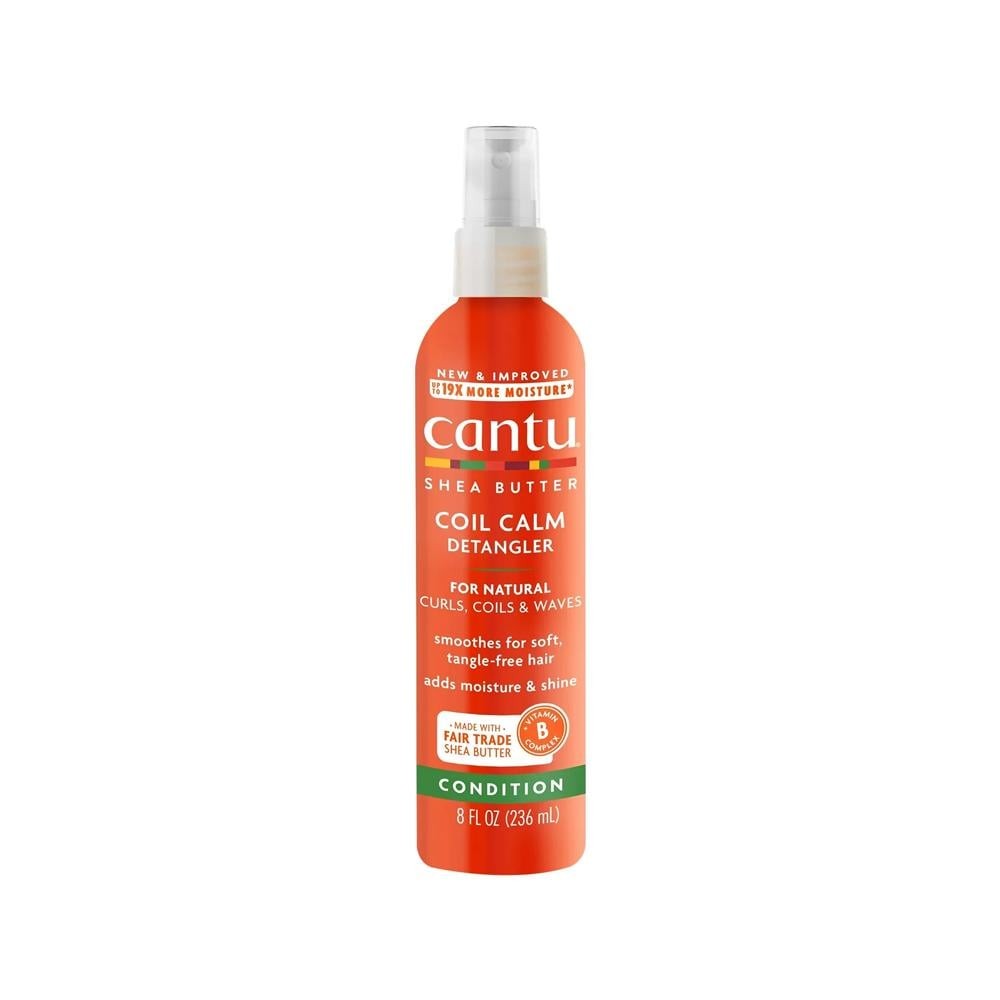 Cantu Shea Butter Coil Calm Detangler – 236ml | كانتو بخاخ لفك تشابك الشعر الكيرلي – 236 مل