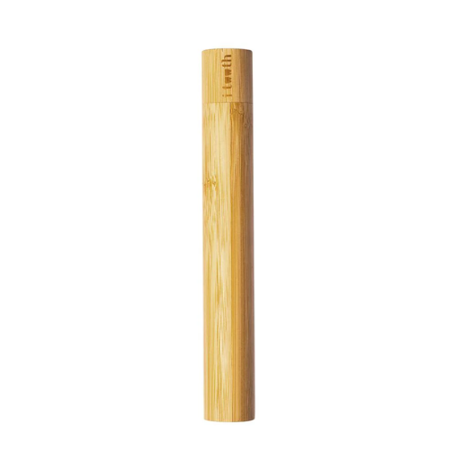 iTooth Bamboo Toothbrush Container | آي توث حافظة فرشاة الأسنان من البامبو
