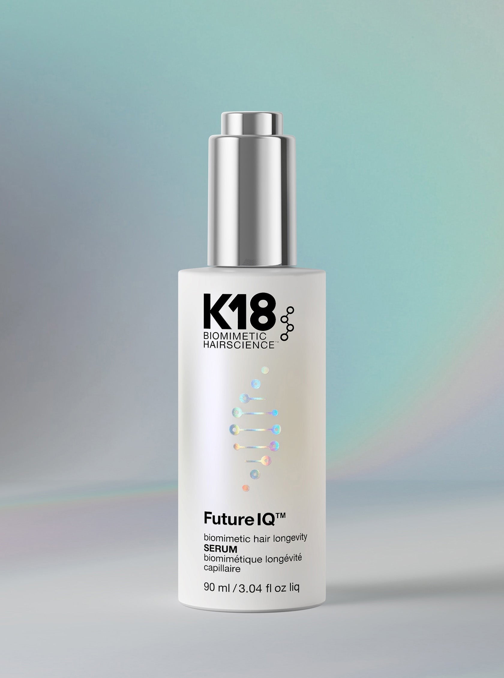 K18 FutureIQ™ Biomimetic Hair Longevity Serum – 90ml | كي 18 فيوتشر IQ سيروم بايوميميتيك لدعم كثافة الشعر وصحة الفروة – 90 مل