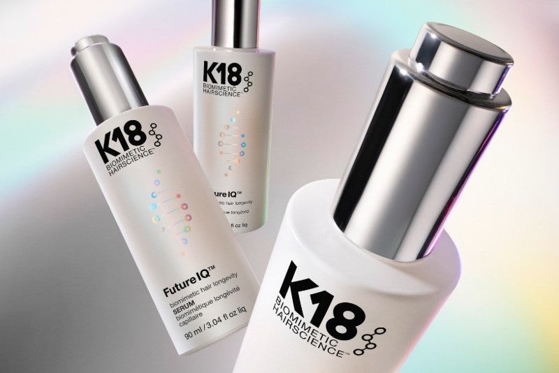 K18 FutureIQ™ Biomimetic Hair Longevity Serum – 90ml | كي 18 فيوتشر IQ سيروم بايوميميتيك لدعم كثافة الشعر وصحة الفروة – 90 مل