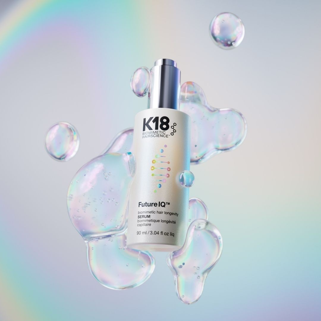 K18 FutureIQ™ Biomimetic Hair Longevity Serum – 90ml | كي 18 فيوتشر IQ سيروم بايوميميتيك لدعم كثافة الشعر وصحة الفروة – 90 مل