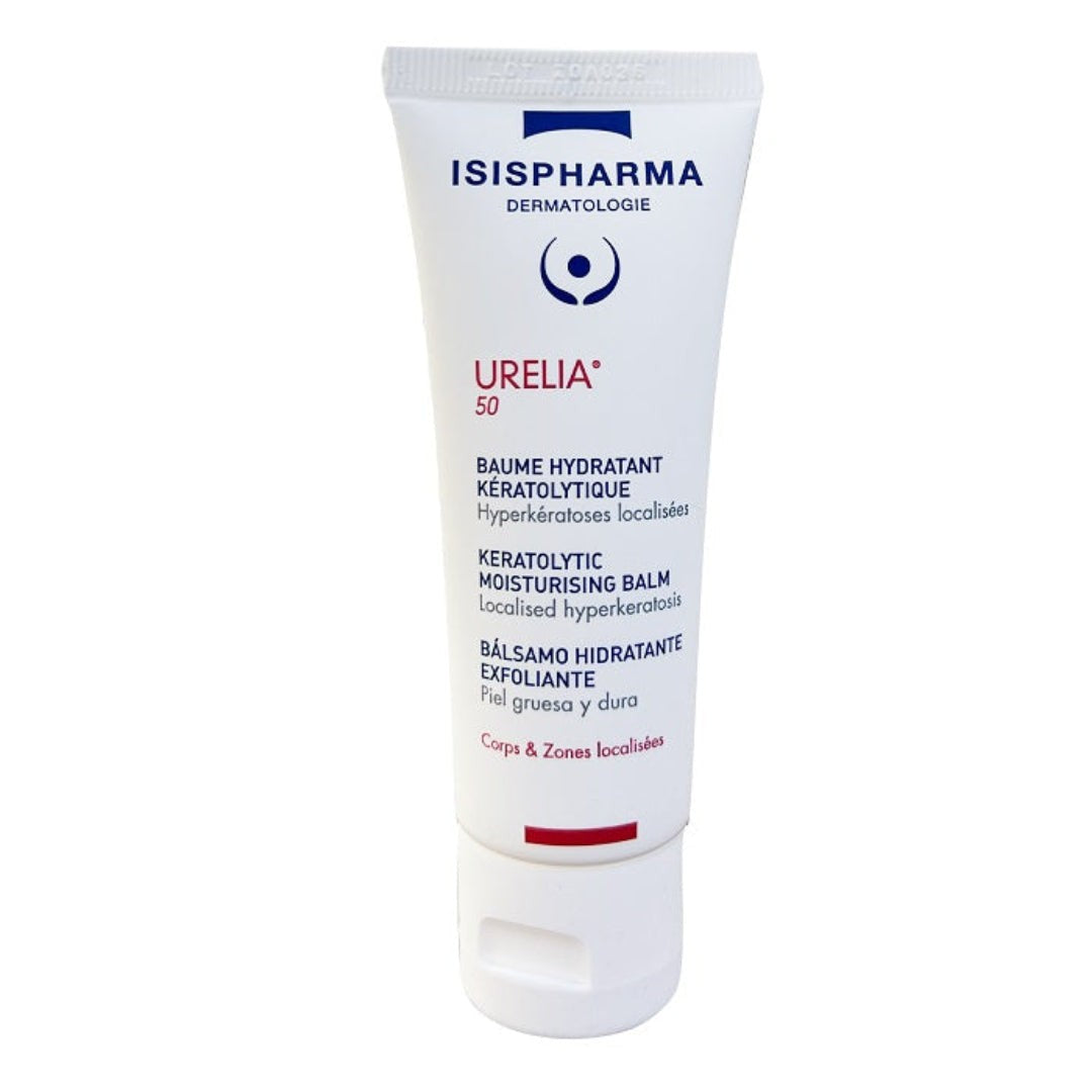 Isispharma Urelia 50 Keratolytic Moisturizing Balm – 40ml | ايزيس فارما يوريليا 50 بلسم مرطب ومقشر لخشونة وسماكة الجلد – 40 مل