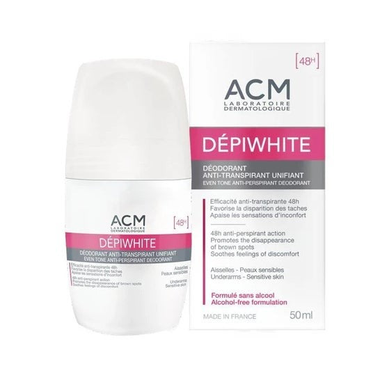 اي  سي ام ديبي وايت مزيل عرق ومضاد للتعرق موحد للون 48 ساعة 50 مل | ACM Laboratoire Dermatologique Dépiwhite Even Tone Anti-Perspirant Deodorant 48H 50ml
