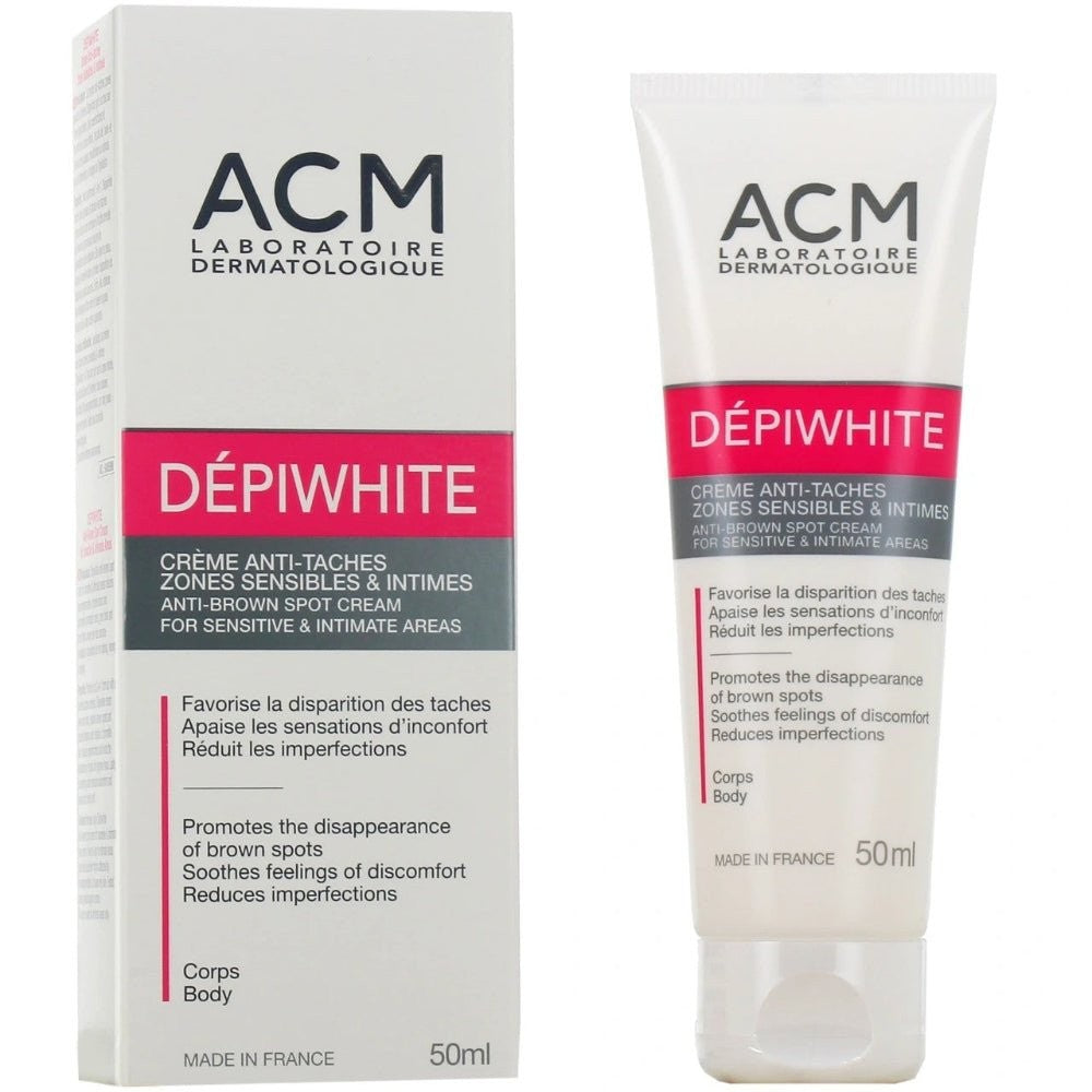 اي سي ام ديبي وايت كريم مضاد للتصبغات للمناطق الحساسة 50 مل | ACM Laboratoire Dermatologique Dépiwhite Anti-Brown Spot Cream for Sensitive & Intimate Areas 50ml