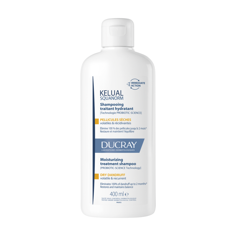 Ducray Kelual Squanorm Treatment Shampoo Dry Dandruff – 200ml | ديوكراي  شامبو علاجي للقشرة الجافة – 200 مل