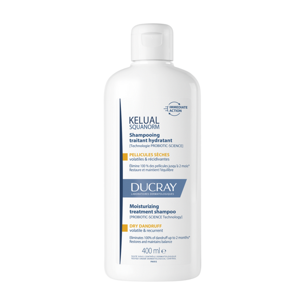 Ducray Kelual Squanorm Treatment Shampoo Dry Dandruff – 200ml | ديوكراي  شامبو علاجي للقشرة الجافة – 200 مل