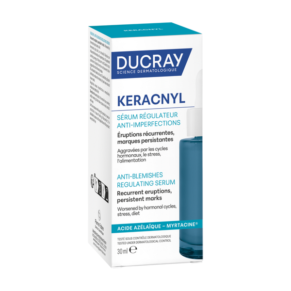 Ducray Keracnyl Anti-Blemish Regulating Serum – 30ml | ديوكراي سيروم منظم لإفراز الدهون ومعالج للحبوب الهرمونية – 30 مل