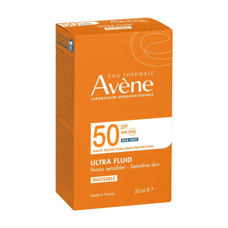 Avène Ultra Fluid Invisible SPF50 – 50ml | افين الترا فلويد واقي شمس غير مرئي SPF50 – 50 مل